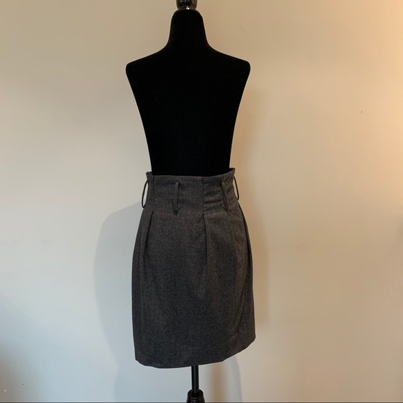 Talula Babaton Women’s Paper Bag Wool Skirt - Picture 4 of 11